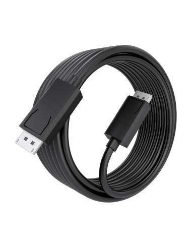 AISENS Cable DisplayPort CCS V1.4 8K@60Hz, DP M-DP M, Negro, 5.0m
