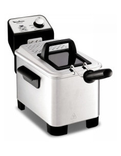 Moulinex AM3380 freidora Sencillo 3 L Independiente 2300 W Acero inoxidable