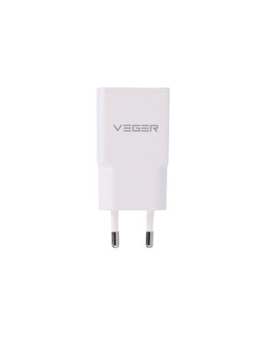 Veger VG-30W1A1C Cargador USB QC3.0 / PD3.0 USB-A y USB-C
