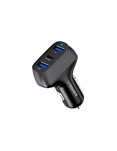 Veger Cargador Mechero Coche 2x USB-A 1 x USB-C Carga Rapida 20W 2