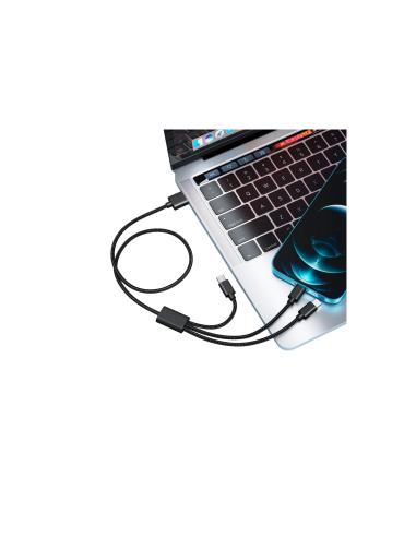 Veger VG-V303 Cable USB-A a USB-C Lightning y Micro-USB