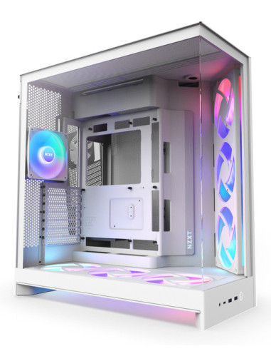 NZXT H9 Flow RGB+ Midi Tower Blanco