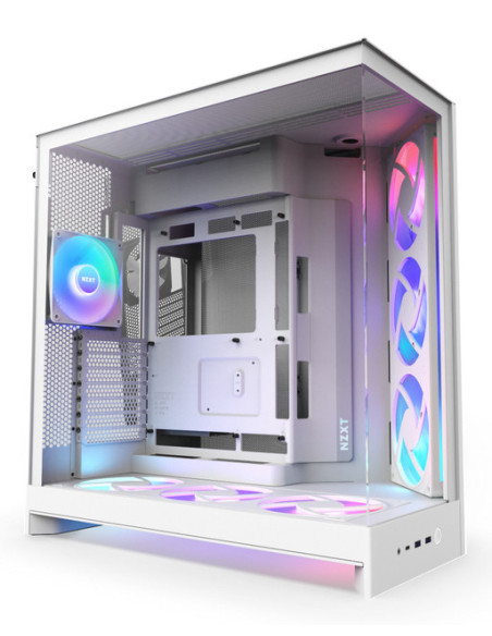 NZXT H9 Flow RGB+ Midi Tower Blanco