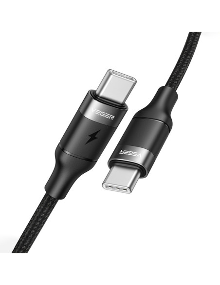 VEGER VG-CC02 cable USB USB 2.0 1,5 m USB C Negro