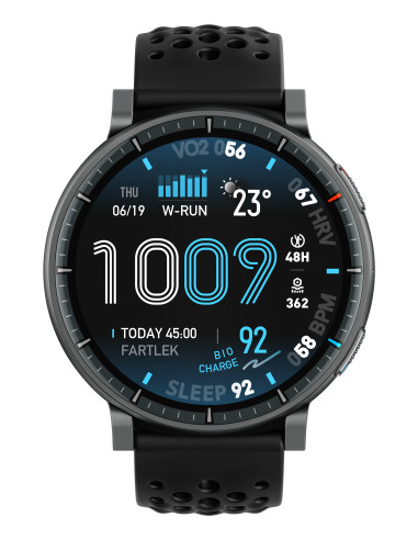 Amazfit Active Max 3,81 cm (1.5") AMOLED Digital 480 x 480 Pixeles Pantalla táctil Negro