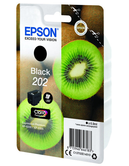 Epson Kiwi Singlepack Black 202 Claria Premium Ink