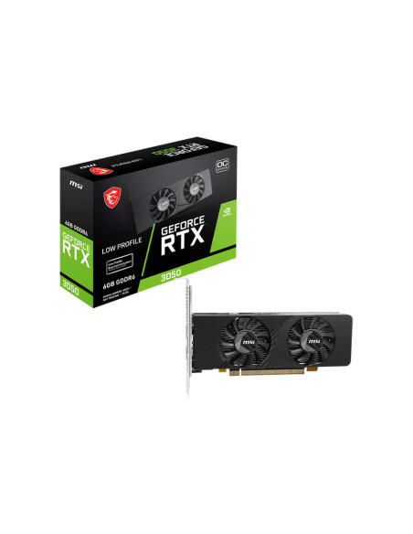 MSI GEFORCE RTX 3050 LP E 6G OC tarjeta gráfica NVIDIA 6 GB GDDR6