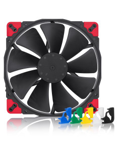 Noctua NF-A20 PWM CH.BK.S sistema de refrigeración para ordenador Carcasa del ordenador Ventilador 20 cm Negro