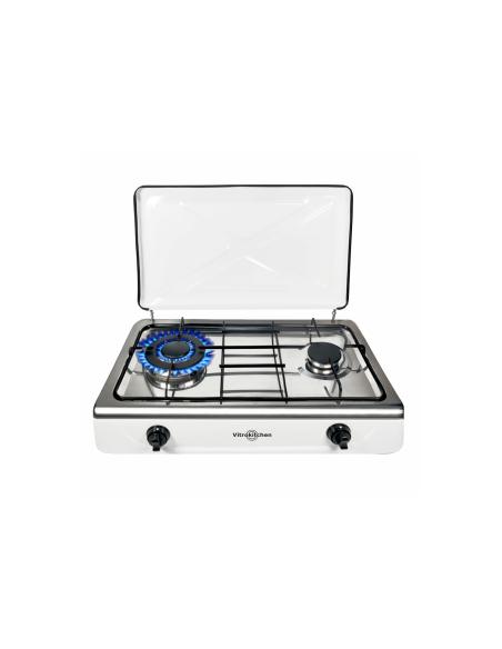 Vitrokitchen 252BB hobs Blanco Encimera 59.5 cm Encimera de gas 2 zona(s)