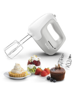 Moulinex PowerMix HM450B Batidora de mano 450 W Gris, Blanco 2