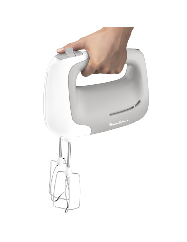 Moulinex PowerMix HM450B Batidora de mano 450 W Gris, Blanco