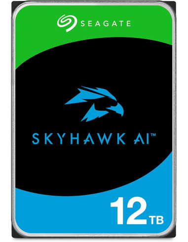 Seagate SkyHawk disco duro interno 12 TB 7200 RPM 512 MB 3.5" Serial ATA III