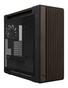 ASUS ProArt PA602 Wood Edition Modern Black - Tempered Glass Panel Midi Tower Negro, Madera