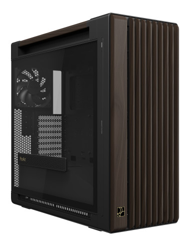 ASUS ProArt PA602 Wood Edition Modern Black - Tempered Glass Panel Midi Tower Negro, Madera
