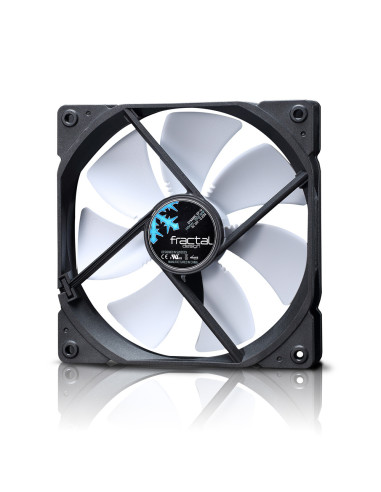 Fractal Design FD-FAN-DYN-GP14-WT sistema de refrigeración para ordenador Carcasa del ordenador Ventilador 14 cm Negro, Blanco