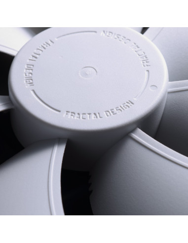 Fractal Design FD-FAN-DYN-GP14-WT sistema de refrigeración para ordenador Carcasa del ordenador Ventilador 14 cm Negro, Blanco