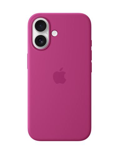 Apple Funda de silicona con MagSafe para el iPhone 16 - Fucsia