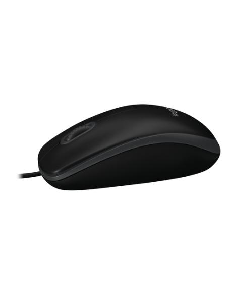 Logitech B100 ratón Oficina Ambidextro USB tipo A Óptico 800 DPI