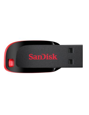 SanDisk Cruzer Blade unidad flash USB 16 GB USB tipo A 2.0 Negro, Rojo