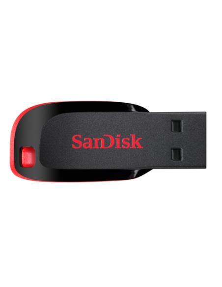 SanDisk Cruzer Blade unidad flash USB 16 GB USB tipo A 2.0 Negro, Rojo