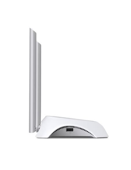 TP-Link TL-MR3420 router inalámbrico Ethernet rápido Banda única (2,4 GHz) Negro, Blanco