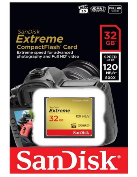 SanDisk 32GB Extreme CompactFlash