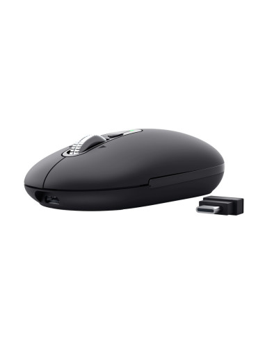Trust Seron Slim Multi ratón Oficina Ambidextro RF Wireless + Bluetooth Óptico 3200 DPI