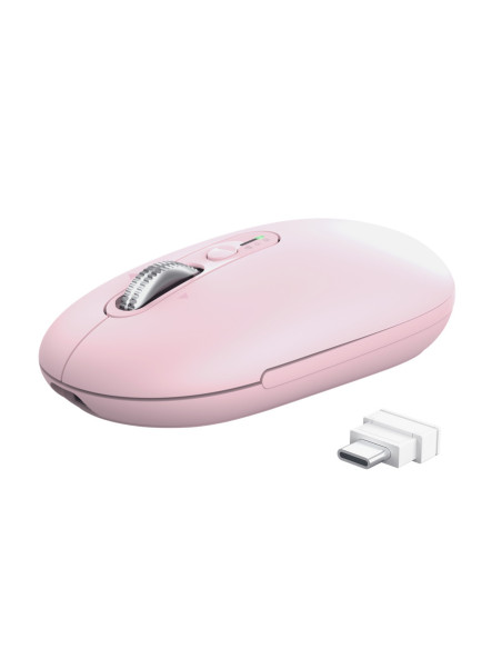 Trust Seron Slim Multi ratón Oficina Ambidextro RF Wireless + Bluetooth Óptico 3200 DPI