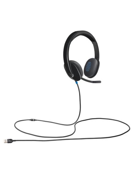 Logitech 981-000480 auricular y casco Auriculares Alámbrico Diadema Oficina/Centro de llamadas USB tipo A Negro
