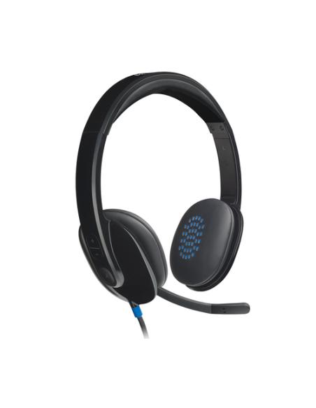 Logitech 981-000480 auricular y casco Auriculares Alámbrico Diadema Oficina/Centro de llamadas USB tipo A Negro