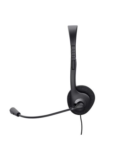 Trust 21665 auricular y casco Auriculares Alámbrico Dentro de oído Llamadas/Música Negro