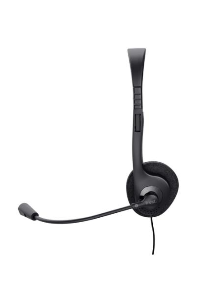 Trust 21665 auricular y casco Auriculares Alámbrico Dentro de oído Llamadas/Música Negro