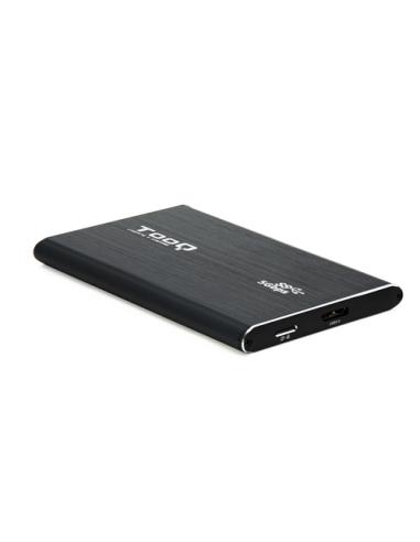 TooQ TQE-2529B caja para disco duro externo Carcasa de disco duro/SSD Negro 2.5"