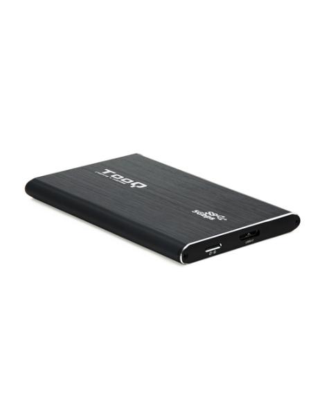 TooQ TQE-2529B caja para disco duro externo Carcasa de disco duro/SSD Negro 2.5"
