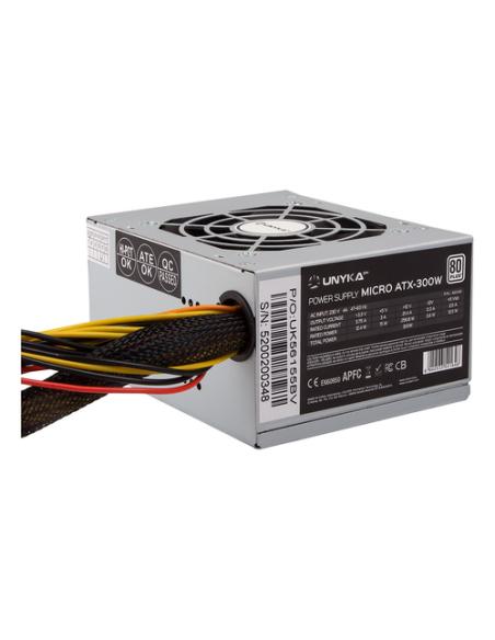 UNYKAch SFX 300W unidad de fuente de alimentación 20+4 pin ATX Plata