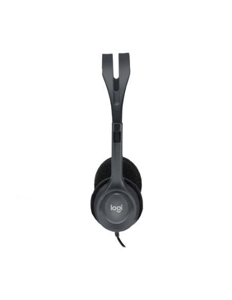 Logitech 981-000593 auricular y casco Auriculares Alámbrico Diadema Oficina/Centro de llamadas Negro