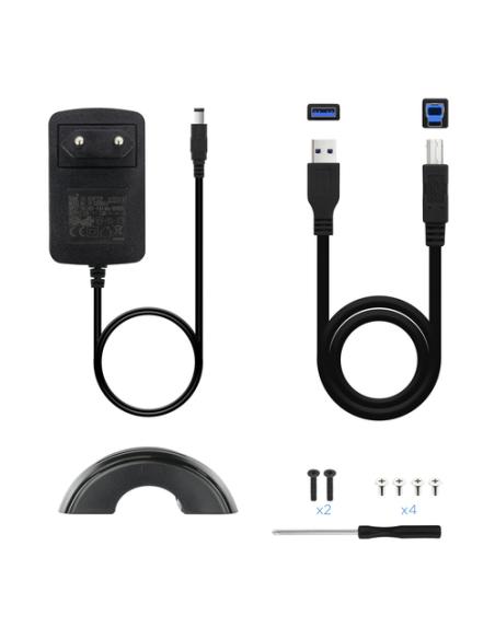 TooQ CAJA HDD 3,5" SATA A USB 2.0/3.0 NEGRA