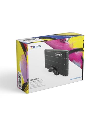 TooQ CAJA HDD 3,5" SATA A USB 2.0/3.0 NEGRA