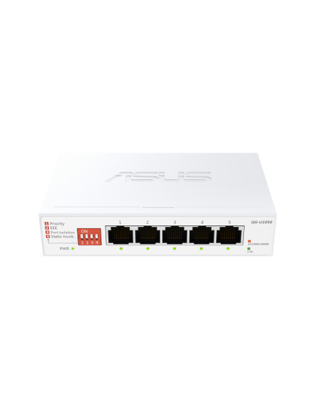 ASUS QG-U1050 No administrado 2.5G Ethernet (100 1000 2500) Blanco