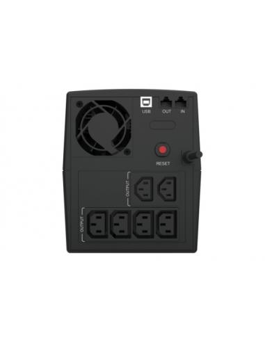 Conceptronic ZEUS03E sistema de alimentación ininterrumpida (UPS) Línea interactiva 1,2 kVA 720 W 6 salidas AC