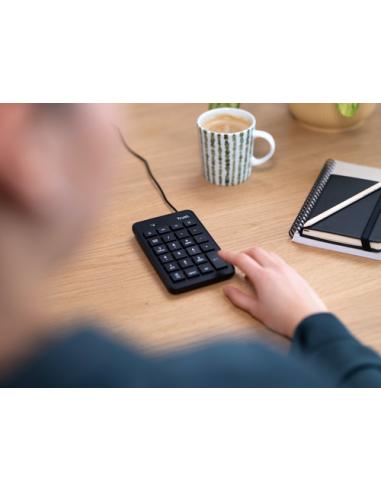 Trust 22221 teclado numérico Portátil/PC USB Negro