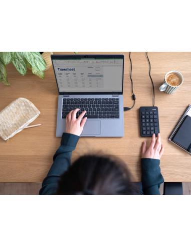 Trust 22221 teclado numérico Portátil/PC USB Negro