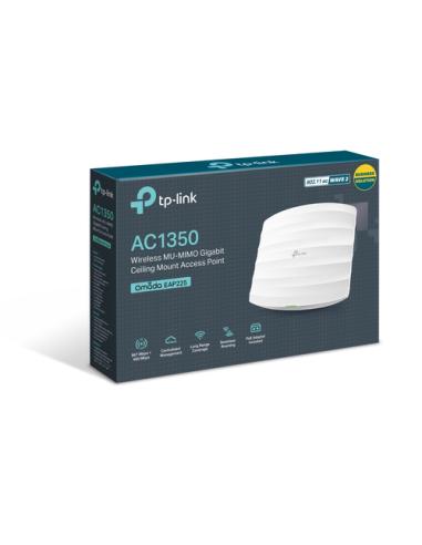 TP-Link Omada EAP225 punto de acceso inalámbrico 1350 Mbit/s Blanco Energía sobre Ethernet (PoE)