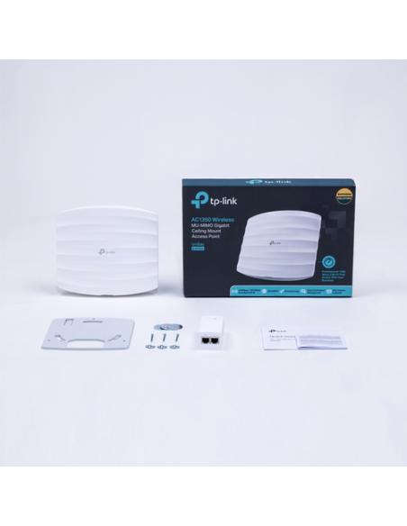 TP-Link Omada EAP225 punto de acceso inalámbrico 1350 Mbit/s Blanco Energía sobre Ethernet (PoE)