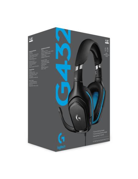 Logitech G 981-000770 auricular y casco Auriculares Alámbrico Diadema Juego Negro, Azul
