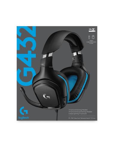 Logitech G 981-000770 auricular y casco Auriculares Alámbrico Diadema Juego Negro, Azul