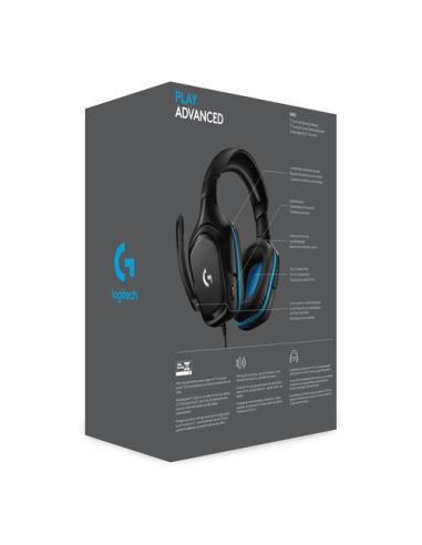 Logitech G 981-000770 auricular y casco Auriculares Alámbrico Diadema Juego Negro, Azul