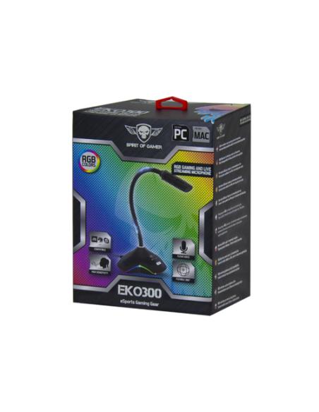 Spirit of Gamer EKO300 Negro Micrófono para videoconsola