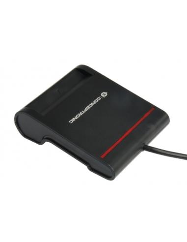 Conceptronic SCR01B lector de tarjeta inteligente USB USB 2.0 Negro