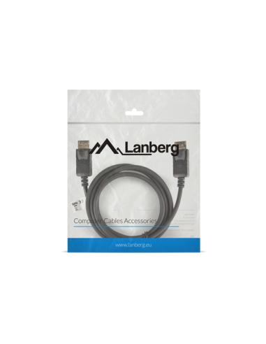Lanberg CA-DPDP-10CC-0018-BK cable DisplayPort 1,8 m Negro